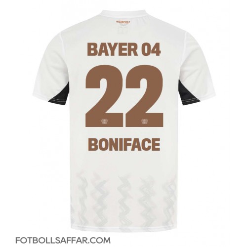 Bayer Leverkusen Victor Boniface #22 Bortatröja 2024-25 Kortärmad